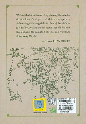 Chế Độ Công Điền Công Thổ Trong Lịch Sử Khẩn Hoang Lập Ấp Ở Nam Kỳ Lục Tĩnh - Nguyễn Đình Đầu