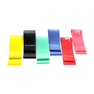Bộ 6 Dây Kháng Lực Tập Gym Mini Bands AOLIKES TC-3601