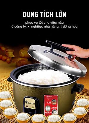 Nồi Cơm Điện Công Nghiệp 10L Sowun SW - Chính Hãng