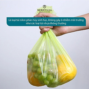Túi Đựng Rau Quả LAS PALMS Tự Hủy Sinh Học (240-250 túi/ Cuộn) - Nhiều kích thước, Công Nghệ Anh Quốc