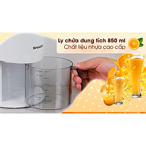 Máy Vắt Cam Sharp EJ-J408-WH (40W) - Hàng Chính Hãng