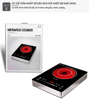 Bếp Hồng Ngoại Lock&Lock EJI421 (2000W) - Hàng Chính Hãng