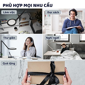 Đèn bàn học Led bảo vệ mắt Ergo Edge 2 DandiHome chống cận để học tập, làm việc, có thể kéo dài, gấp gọn - 4 chế độ sáng