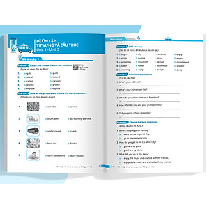 Combo Đề Ôn Tập Từ Vựng Và Cấu Trúc Tiếng Anh 12345 (5 cuốn)