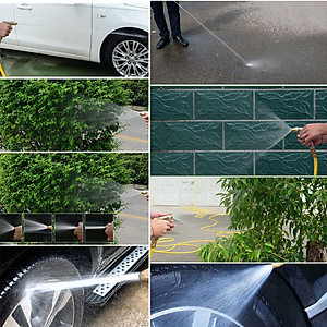 Vòi nước vòi phun nước rửa xe tưới cây tăng áp thông minh đầu đồng 206701 (màu bạc)