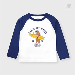 Áo bé trai thu đông BIGFOX - MISS MEOW, áo thun dài tay cho bé chất cotton phong cách Âu Mỹ hình in Gấu 11 - 26 kg