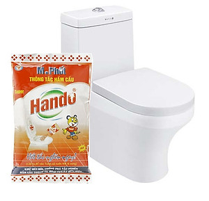 Combo 2 gói bột thông tắc hầm cầu bể phốt Hando 215Gr [Đổ định kì để bồn cầu ko tắc]