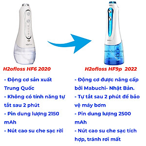 Tăm nước cầm tay H2ofloss HF-9P. Phiên bản thế hệ thứ 5
