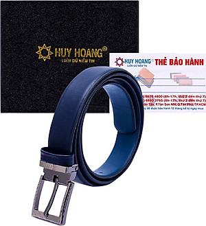 Thắt Lưng Nữ Da Bò Cỡ Lớn Huy Hoàng HT5108 - Xanh