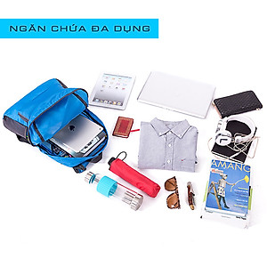 Balo du lịch unisex xếp gọn đa năng, chống thấm BZB003