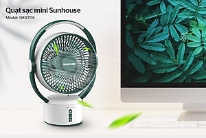 QUẠT SẠC TÍCH ĐIỆN SUNHOUSE SHD7116 - HÀNG CHÍNH HÃNG