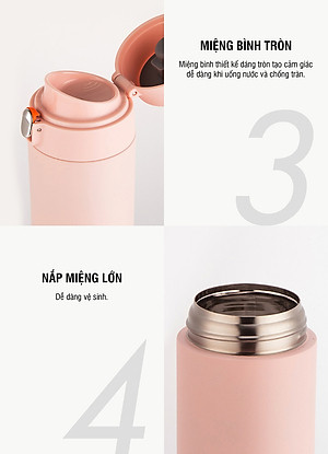 Bình Giữ Nhiệt LocknLock Featherlight One-touch Tumbler LHC3257 500ml
