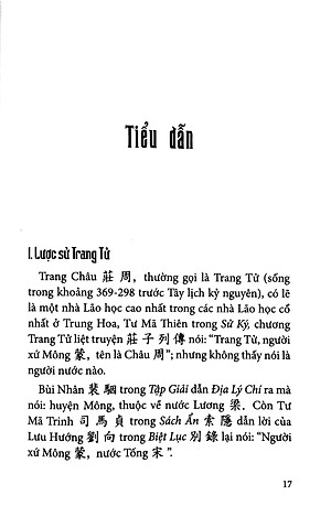 Sách Trang Tử Nam Hoa Kinh (Thu Giang Nguyễn Duy Cần) (Tái Bản)