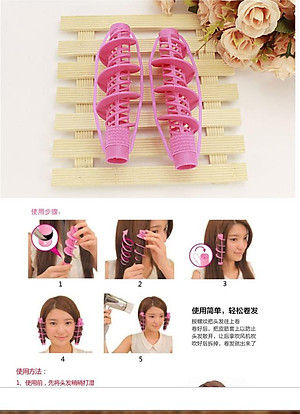 Set 2 lô uốn tạo kiểu tóc xoăn L10