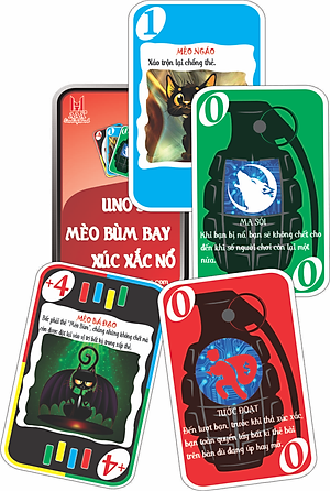 Uno,Mèo Bùm, Xúc Xắc Nổ 3 trong 1