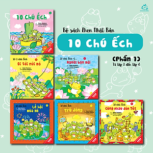 BỘ SÁCH TRANH EHON NHẬT BẢN “10 CHÚ ẾCH” - PHẦN 1 (Tập 1 – Tập 6)
