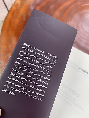 SUY TƯỞNG – MARCUS AURELIUS ANTONINUS – TỦ SÁCH TINH HOA -