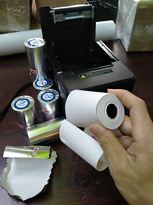Set 50 cuộn giấy in nhiệt K80 ∅45 (OJI - JAPAN) Hàng nhập khẩu