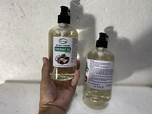 DẦU DỪA HỮU CƠ ÉP LẠNH - RICH COCO – EXTRA VIRGIN COCONUT OIL – CHAI 500ml