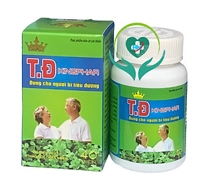 Viên uống Tiểu đường T. Đ Kingphar , hộp 40v, kiểm soát và ổn định đường huyết