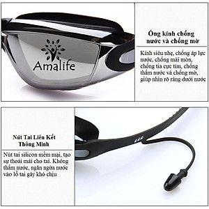 Kính Bơi Người Lớn Nam Nữ Cao Cấp miDoctor - Tặng Kèm Bịt Tai + Hộp Đựng Kính - Hàng Chính Hãng