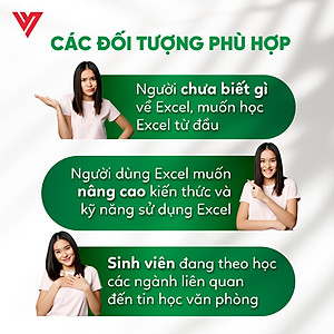 Sách Excel Ứng Dụng Văn Phòng ĐÀO TẠO TIN HỌC Từ Cơ Bản Đến Nâng Cao Có Kèm Video Khóa Học
