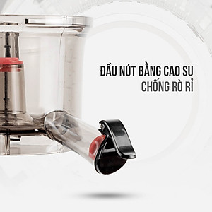 Máy ép chậm Elmich JEE - 1855OL, công suất 240W, ống tiếp nguyên liệu rộng 83mm, độ ồn cực thấp 55 dB - Hàng chính hãng (New)