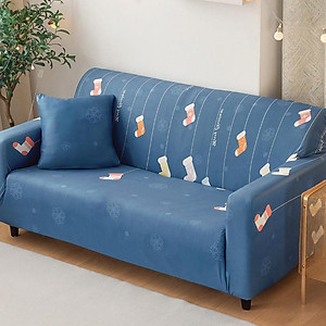 Stretch Slipcover Elastic Stretch Sofa Cover with Pillowcase for Living Room Couch Cover