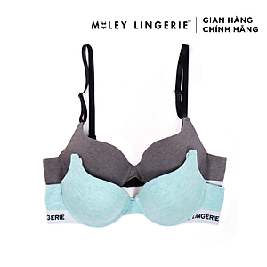 Combo 2 Áo Ngực Melange Lưng Logo Sporty Chic Thể Thao Miley Lingerie - BRC_002