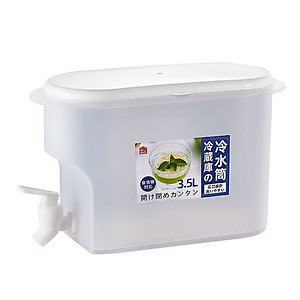 Bình Đựng Nước Có Vòi 3,5L  Để Trong Tủ Lạnh Tiện Lợi Đa Năng Ngăn Nắp Loại 1 - Hàng Chính Hãng MINIIN