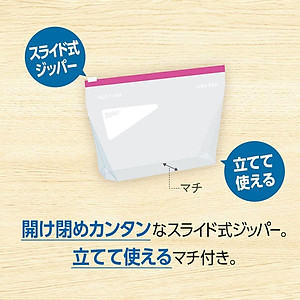 Combo 2 set túi Zip đựng & bảo quản thực phẩm - nội địa Nhật Bản ( 16 chiếc size M + 12 chiếc size L)