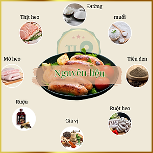 LẠP XƯỞNG HEO TÂN LỘC PHÁT COMBO 1KG - MỖI BỊCH 500G