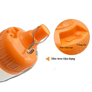 Bán Bóng Đèn Led Sạc Tích Điện 100w Có Móc Treo Không Cần Dây Điện- Đèn Thông Minh  Siêu Sáng- Hàng Loại 1 - Chính Hãng