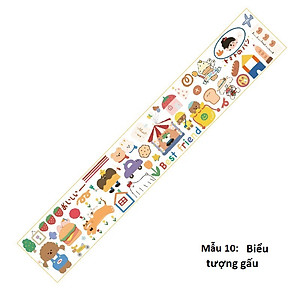 Miếng Sticker loại xịn cỡ lớn Laluna hoạt tiết xinh yêu - A14
