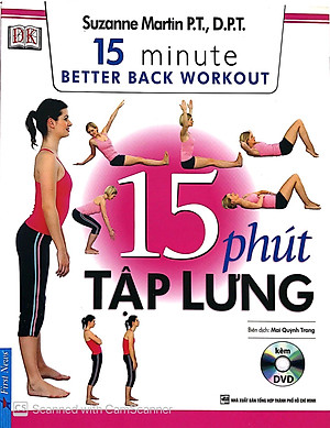 Sách Lò Xo - 15 Phút Tập Lưng (Kèm 1 DVD)