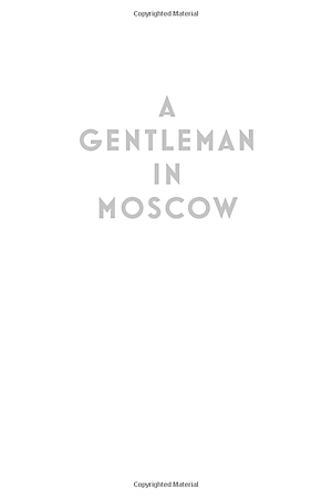 Sách A Gentleman In Moscow