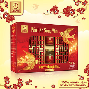 Nước Yến Nguyên Chất 13% Song Yến (Lốc 6 x 70ml)