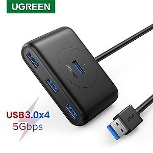 Hub 4 Cổng USB 3.0 Ugreen 20290 0.5m - Hàng chính hãng