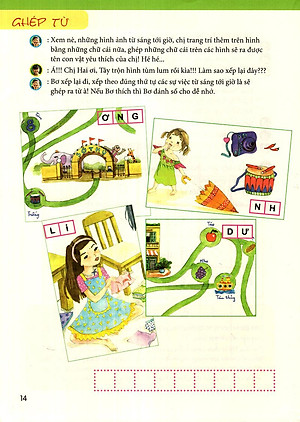 Sách 10' Cùng Con Mỗi Ngày - Cùng Bé Chơi Với Từ