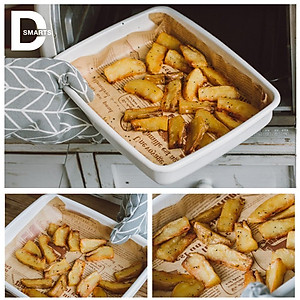 Giấy nến thấm dầu Nhật Bản an toàn vệ sinh | Cuộn 8M chống bám dính,thấm hút dầu mỡ cực tốt