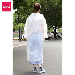 Áo Mưa Trong Suốt Deli Cho Người Lớn Và Trẻ Em - Vải Chống Thấm Cao Cấp - Dáng Dài Thời Trang - DL553010 / DL553011
