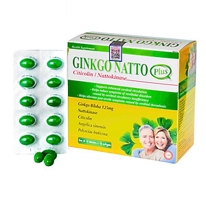 Viên uống Ginkgo Nato,hộp 100v- tăng cường tuần hoàn não,Hoạt huyết Kingphar