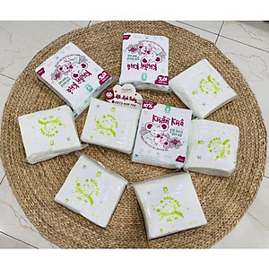 Khăn vải khô đa năng Mipbi 300G,600G,900 G vệ sinh cho em bé (15*20cm)