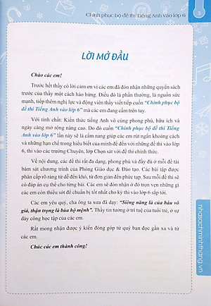 Chinh Phục Bộ Đề Thi Tiếng Anh Vào Lớp 6 (Tái Bản 2022)