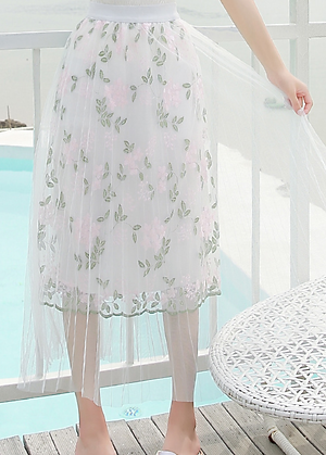 Chân Váy Thời Trang Kiểu Đuôi Cá CVO05 MayHomes Chân Váy Midi  Chất Liệu Ren