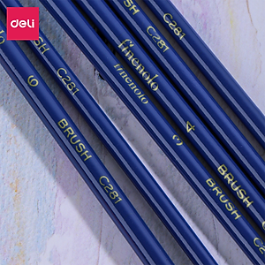 Cọ Vẽ Màu Nước Cọ Đầu Tròn Cọ Đầu Dẹt Cao Cấp Finenolo Deli - Cọ Chuyên Dụng Cho Vẽ Màu Chuyện Nghiệp Hoạ Cụ - EC281 EC282 EC283