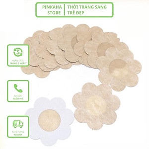Miếng Dán Ngực Giấy Túi 10 Miếng Dán Ngực Chống Lộ Ti Khoe Vòng 1 Quyến Rũ  023