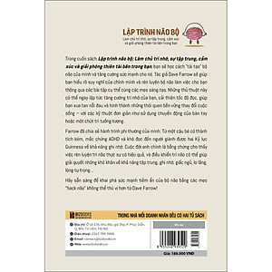 Sách Lập trình não bộ: Làm chủ trí nhớ, sự tập trung, cảm xúc và giải phóng thiên tài bên trong bạn