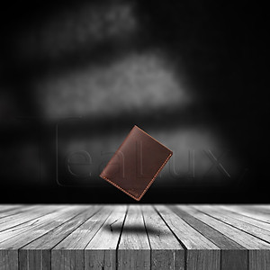 Ví Đứng Mini Da Sáp Handmade LEALUX Mini Handmade 5