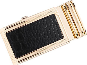 Đầu Khóa Da Bò Đầu Vàng Huy Hoàng HT9119 - Đen